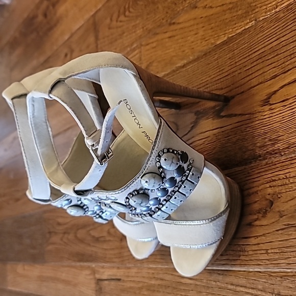 Boston Proper Heels with Stone Embellishments - Picture 2 of 8